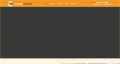 Desktop Screenshot of expressskiphire.ie